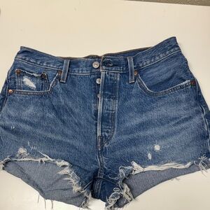 Levi’s 501 Blue Denim Jean Shorts size 29